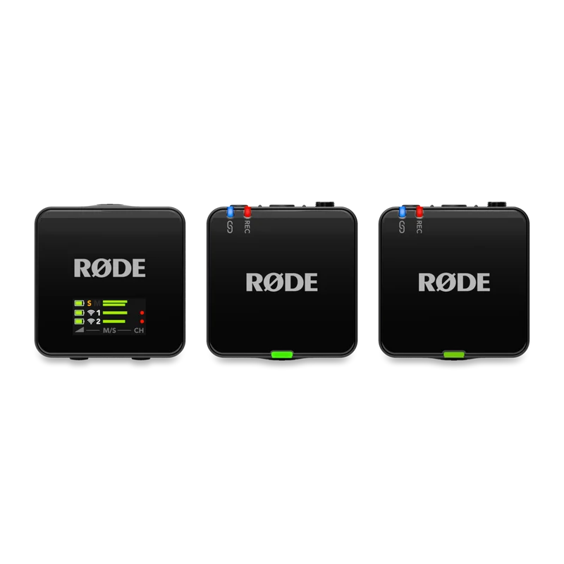 RODE Wireless GO (Gen 3) 2-Person Compact Digital Wireless Microphone System/Recorder (2.4 GHz, Black)
