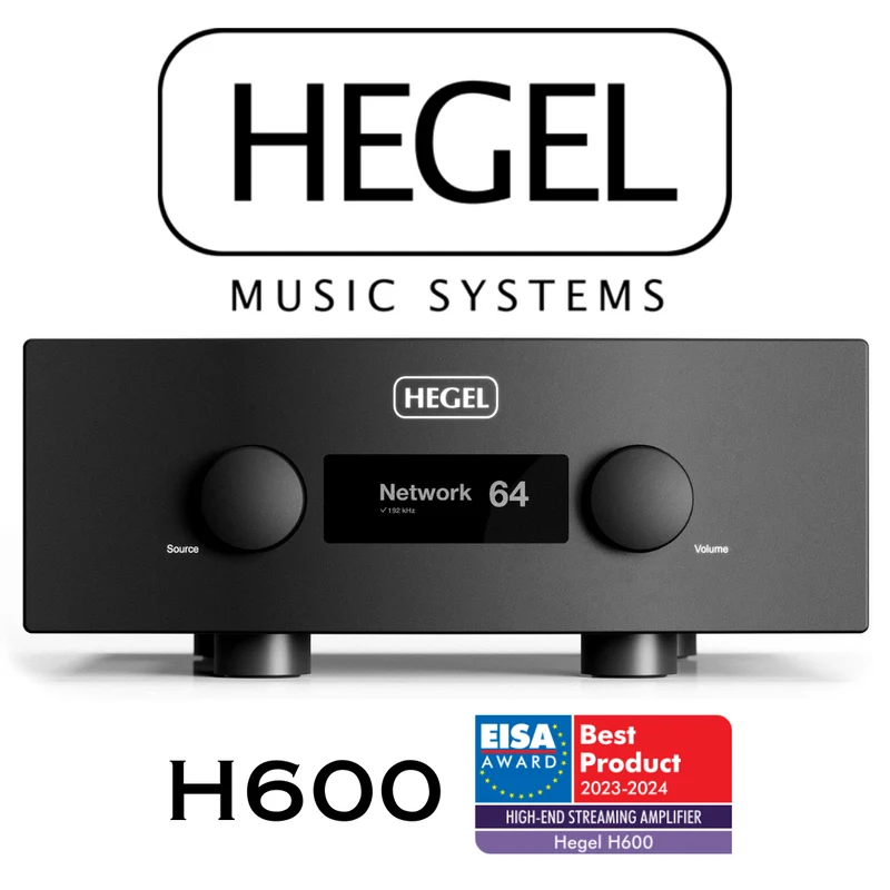 Hegel H600 - Amplificateur stéréo intégré 2 x mono 303Watts par canal