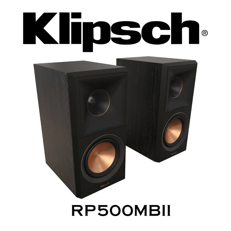Klipsch RP500M II - Enceintes d'étagère avec woofers ™ de 5.25''