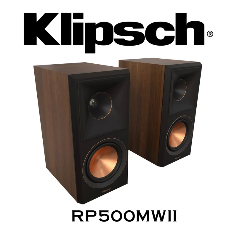 Klipsch RP500M II - Enceintes d'étagère avec woofers ™ de 5.25''