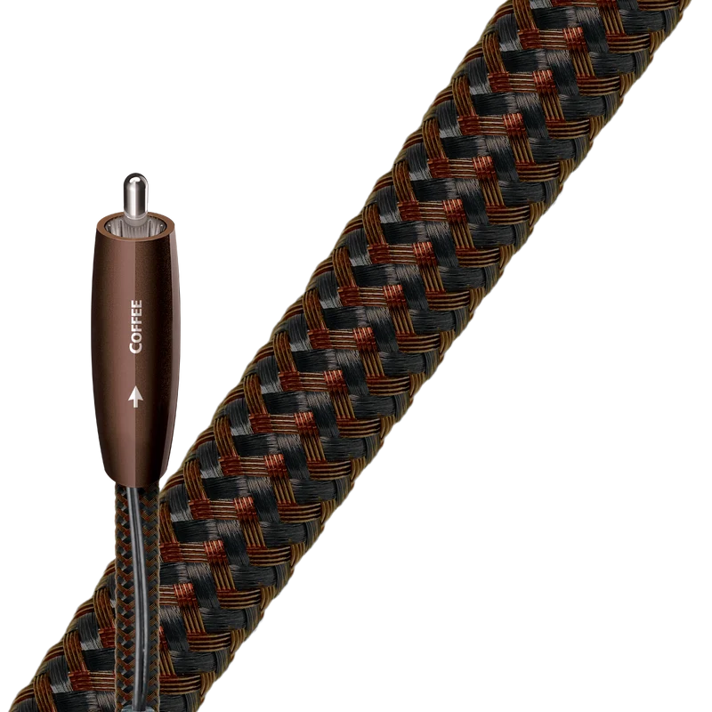Audioquest Coffee - Câbles d'interconnexion coaxial 21AWG 10% argent