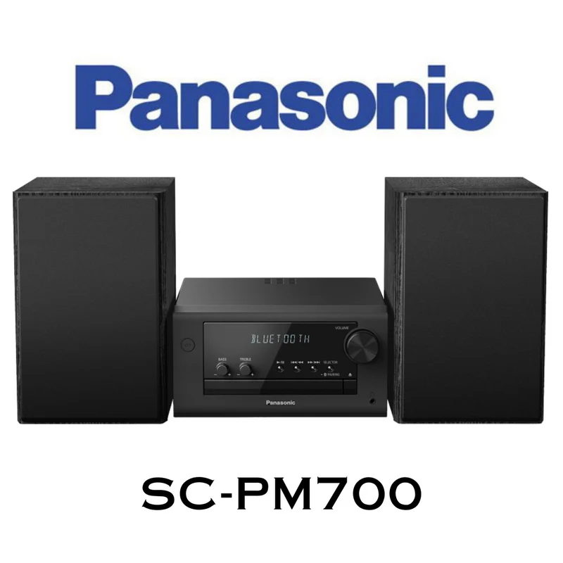 Panasonic SC-PM700 - Élégante mini-chaîne SC-PM700 80Watts Lecteur CD