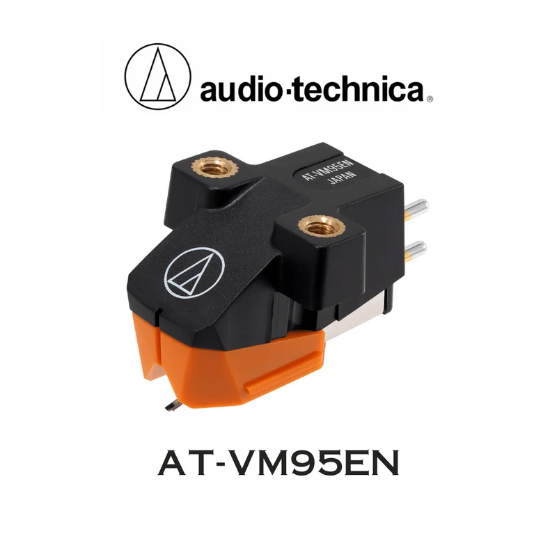 audio-technica AT-VM95EN - Cartouche à aimant mobile (Moving Magnet MM) à double aimants et stylet nu elliptique