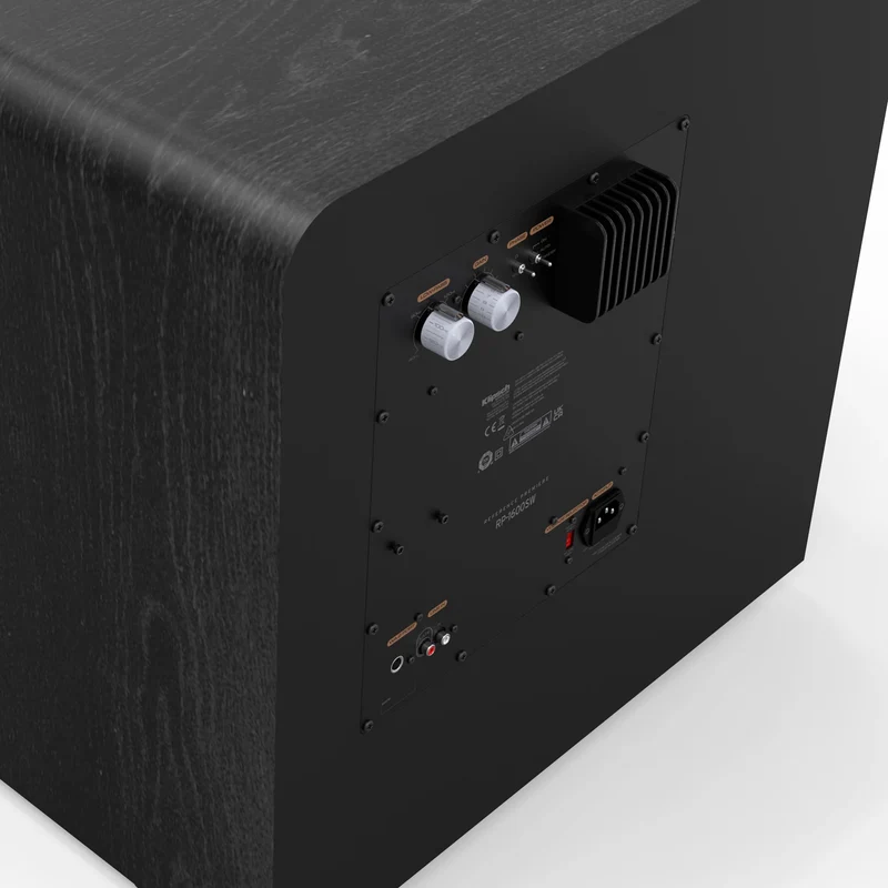 Klipsch RP1600SW - Caisson de basses 800 Watts avec haut-parleur de graves de 16''