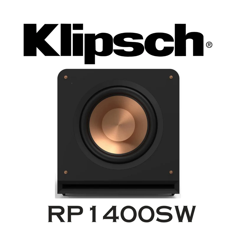 Klipsch RP1400SW - Caisson de basses 500 Watts haut-parleur de graves de 14''