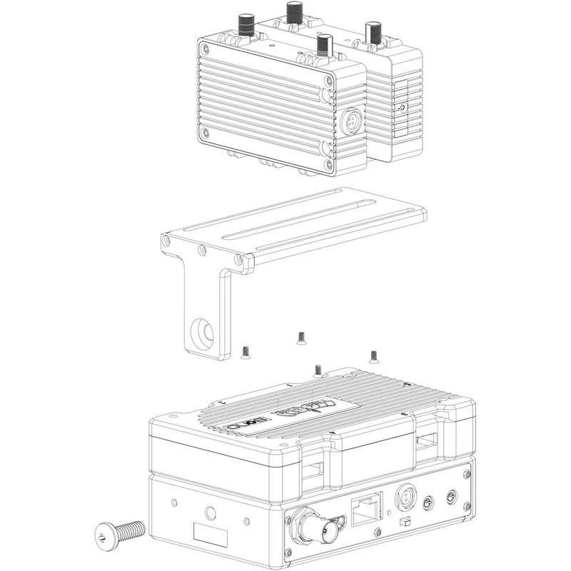 Teradek Node Mounting Bracket (Top Plate) for Bond Expansion Module & Cube 600/700 Series Encoder