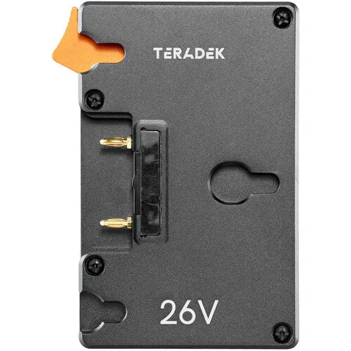 Teradek Single Battery Plate for Bolt Array Antenna (Female, Gold Mount)
