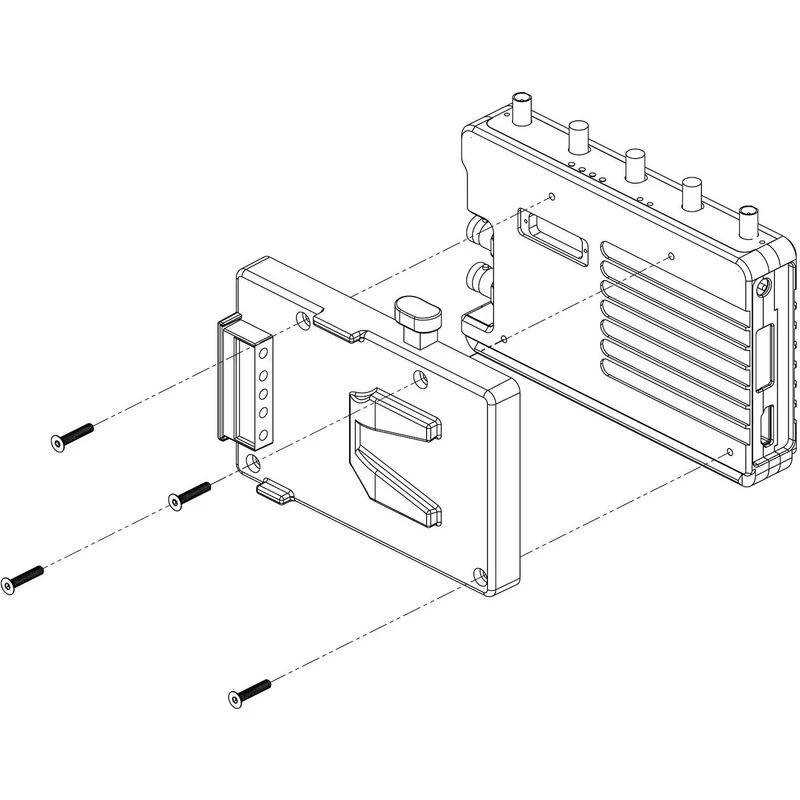 Teradek Single V-Mount Battery Plate for Bolt 1000/3000 XT Receiver