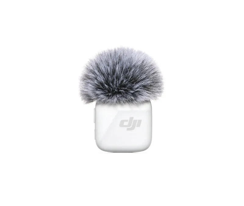 DJI Mic Mini Clip-On Transmitter with Built-In Microphone (2.4 GHz, Arctic White)