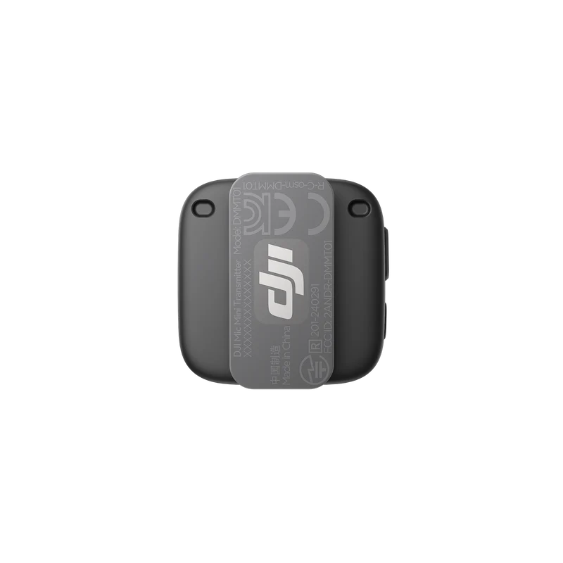 DJI Mic Mini Clip-On Transmitter with Built-In Microphone (2.4 GHz, Infinity Black)
