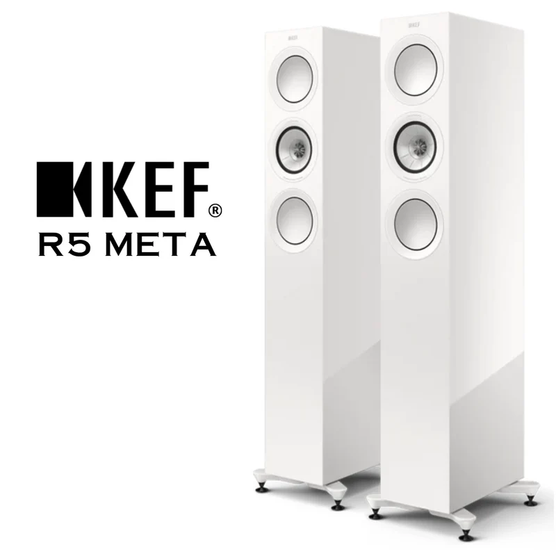 KEF R5 META - Enceintes colonne compactes Blanches! (la paire)