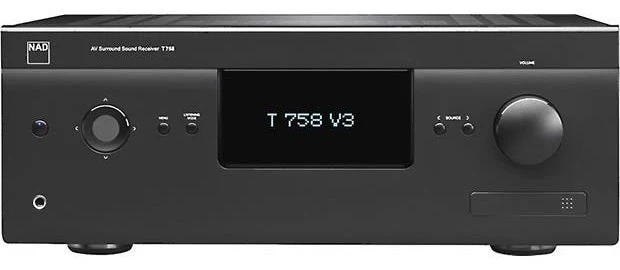 NAD T758V3i - Récepteur cinéma maison 60W, 7 canaux amplifiés, Dolby Atmos