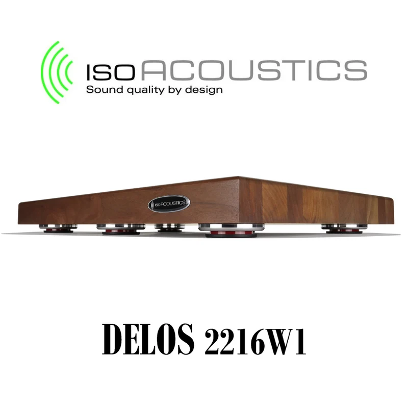 IsoAcoustics Delos 2216W1 Noyer - Bloc isolant 22"L x 16"P x 1.75"H