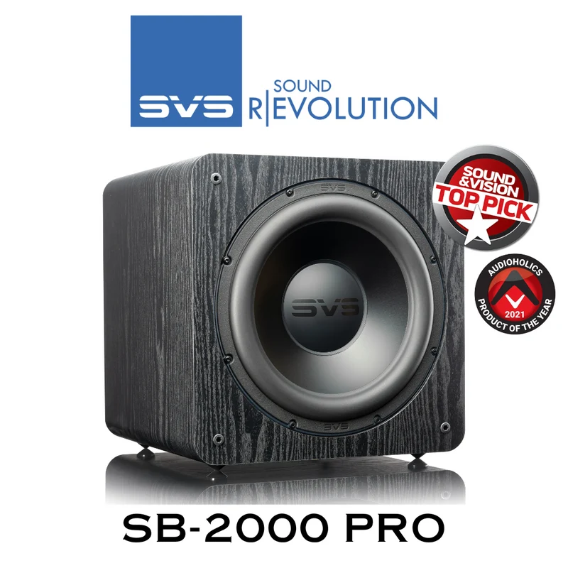 SVS SB-2000 Pro Ash - Caisson de basses 550W avec haut-parleur de graves 12''