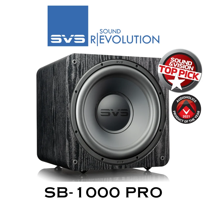 SVS SB-1000 Pro - Caisson de basses compact 325W avec hp de graves 12'' Black Ash