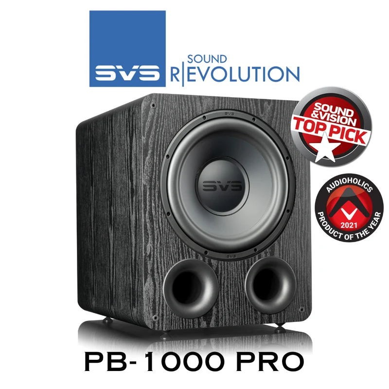 SVS PB-1000 Pro - Caisson de basses 12" de 325W - Black Ash