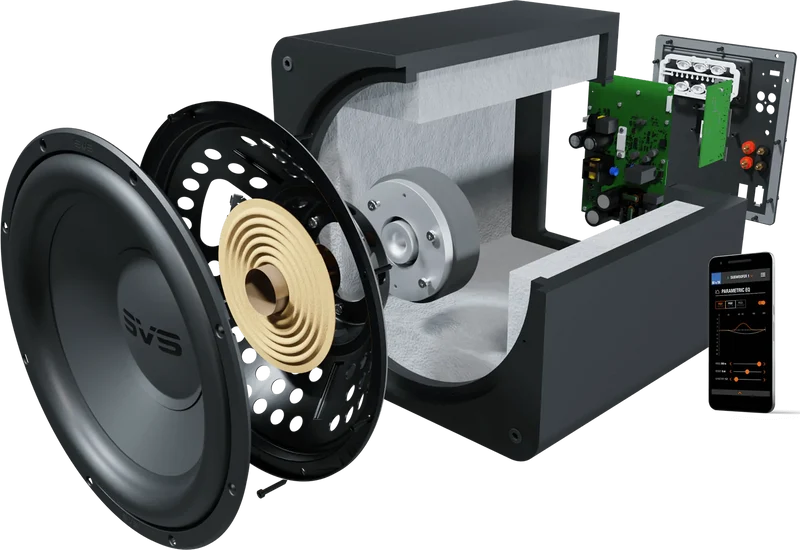 SVS SB-1000 Pro - Caisson de basses compact 12" de 325W - Fini lustré