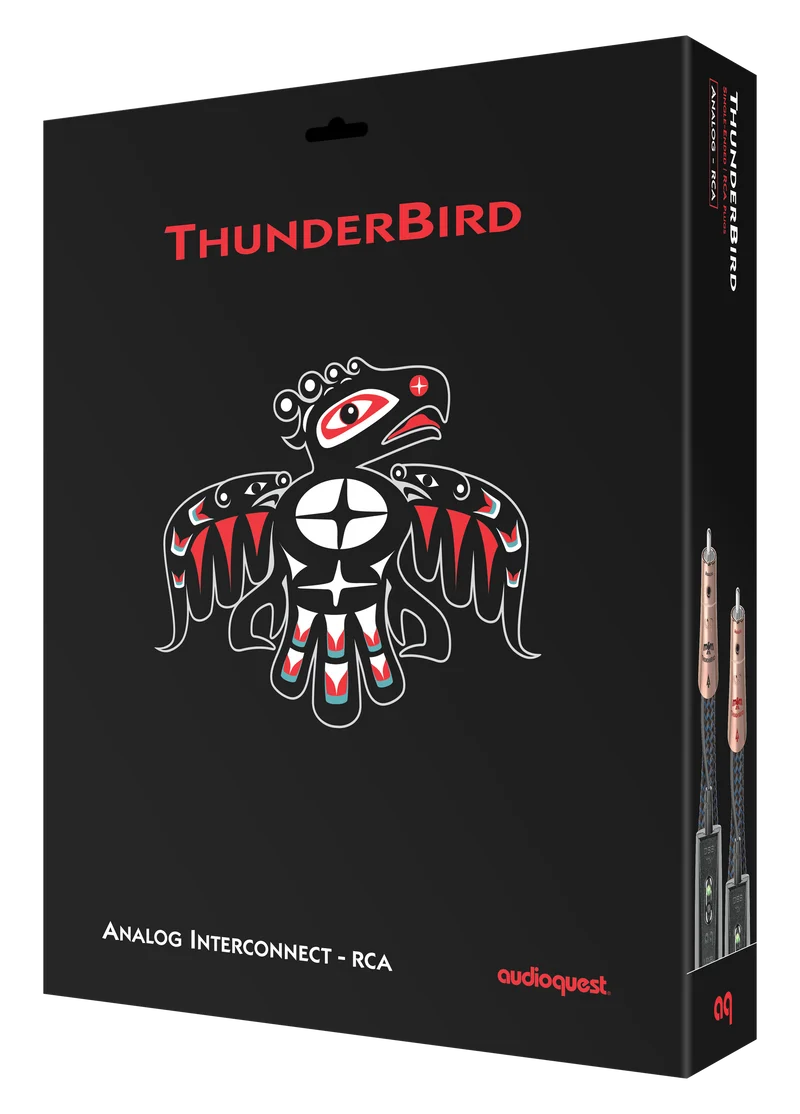 Audioquest Thunderbird - Câble d'interconnexions RCA-RCA Mâle (la paire)