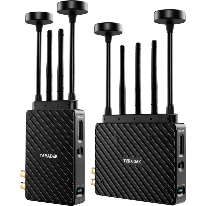 Teradek Bolt 6 XT MAX 12G-SDI/HDMI Wireless RX/TX Deluxe Kit (Gold Mount)