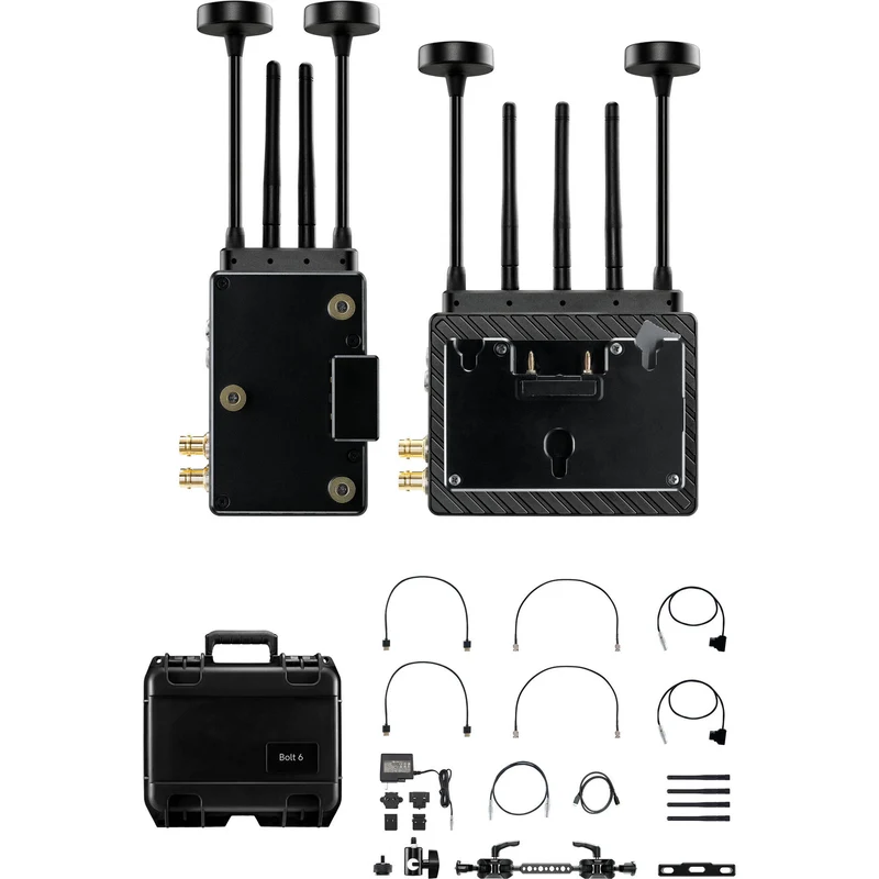 Teradek Bolt 6 XT MAX 12G-SDI/HDMI Wireless Transmitter/Receiver Kit (V-Mount)