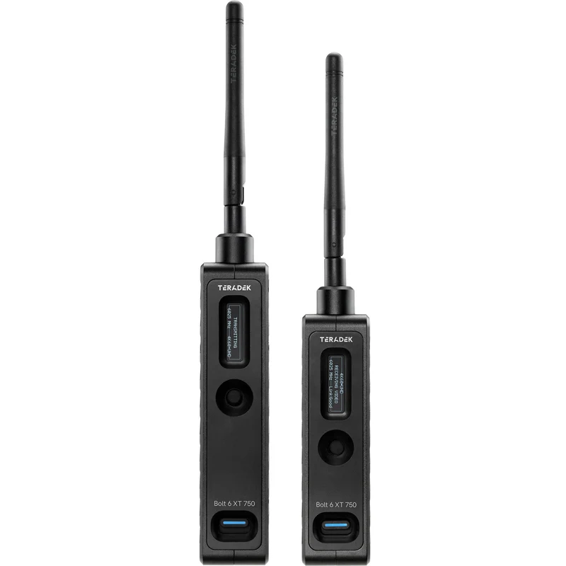 Teradek Bolt 6 XT 750 12G-SDI/HDMI Wireless RX/TX Deluxe Kit (Gold Mount)