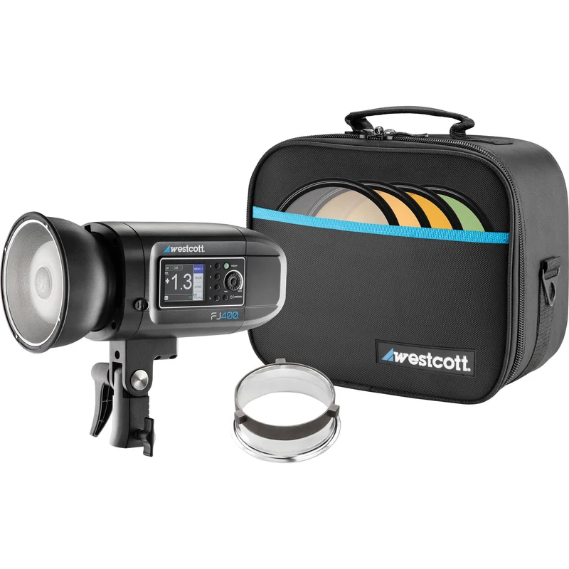 Westcott FJ400 Strobe 2-Light Location Hard Case Kit with FJ-X3m Universal Wireless Trigger