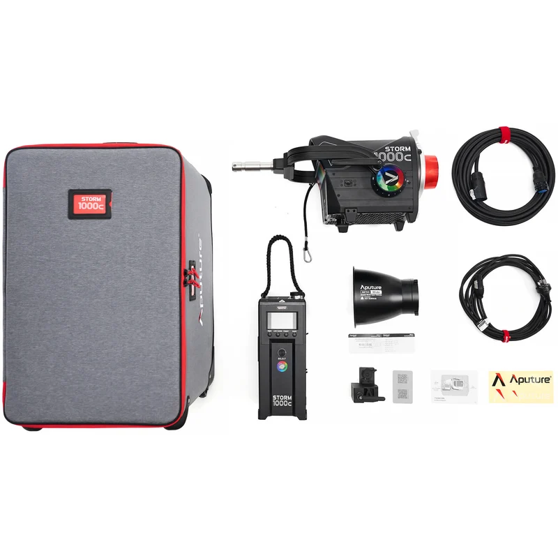 Aputure STORM 1000c BLAIR LED Monolight with Wide Reflector (US)
