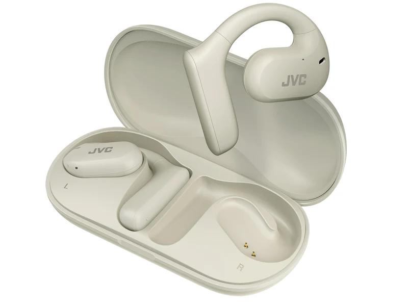JVC True Wireless Open-Ear Earbuds ( White)