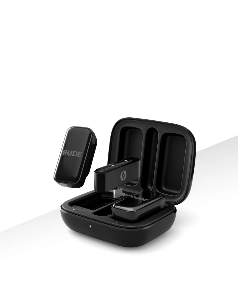 RODE Wireless Micro 2-Person Ultracompact Wireless Microphone System with USB-C Connector (2.4 GHz, Black)