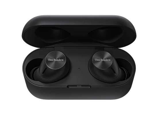 Technics True Wireless Noise Cancelling Earphones with Multipoint Bluetooth - Black