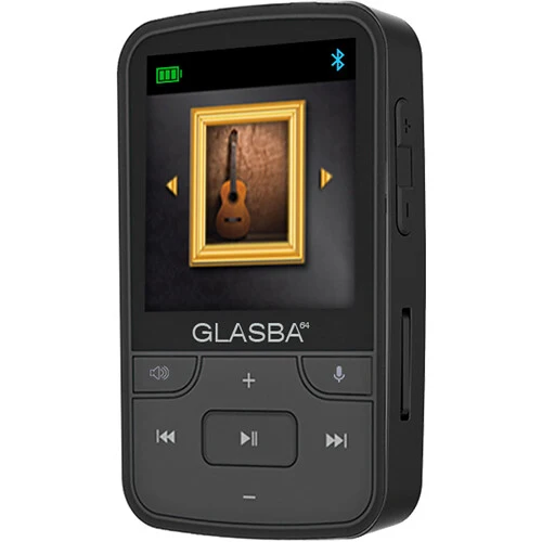Samvix GLASBA 64GB Sport MP3 Player - Black (No SD Slot)