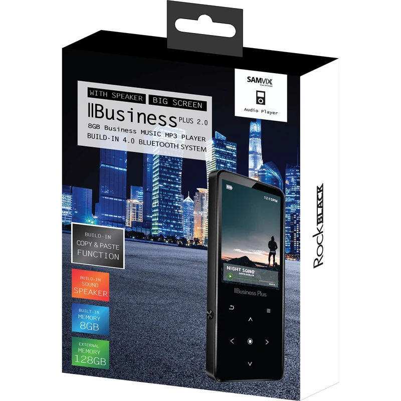 Samvix iBusiness Complete 16GB Kosher Sport MP3 Player - Black