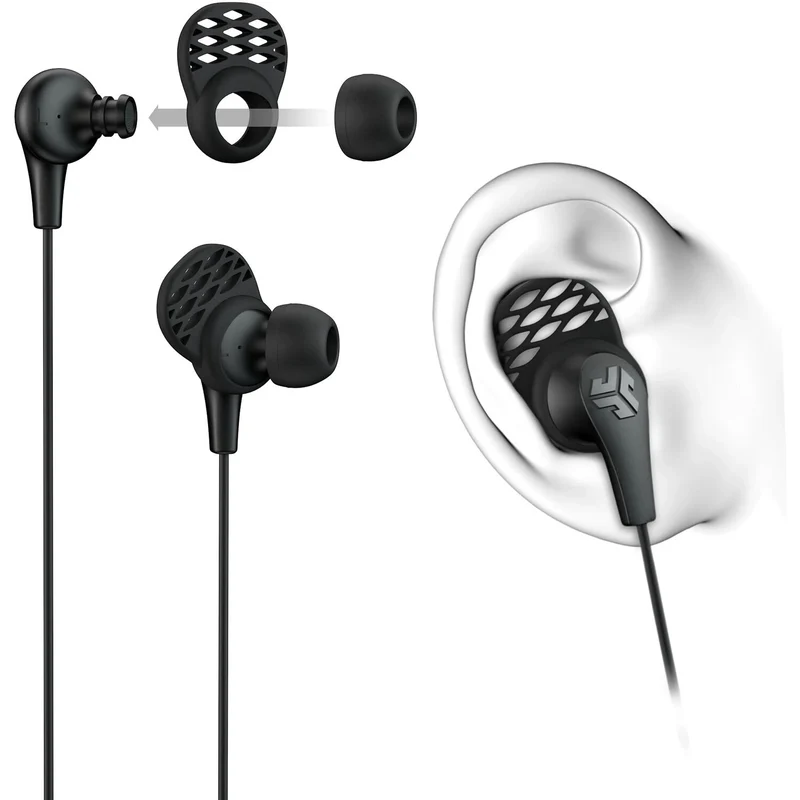 JLab JBuds Pro Wired Earbuds Type C - Black