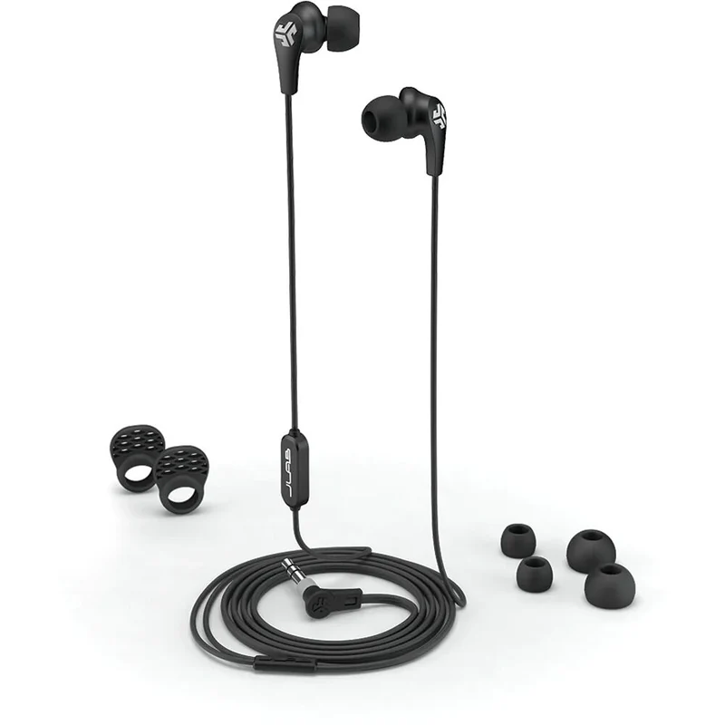 JLab JBuds Pro Wired Earbuds Type C - Black