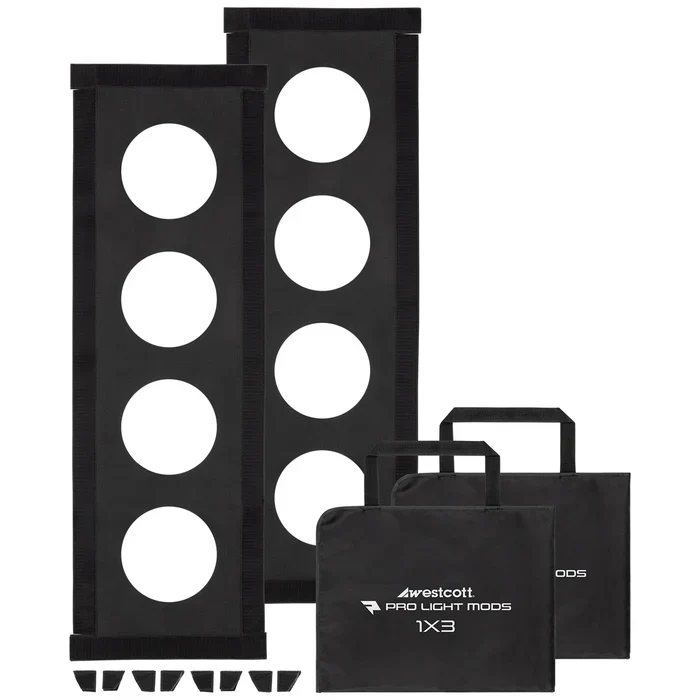 Westcott FJ400 Strobe 2-Light 1x3 Kit with Pro Light Mods and FJ-X3 M Universal Wireless Trigger