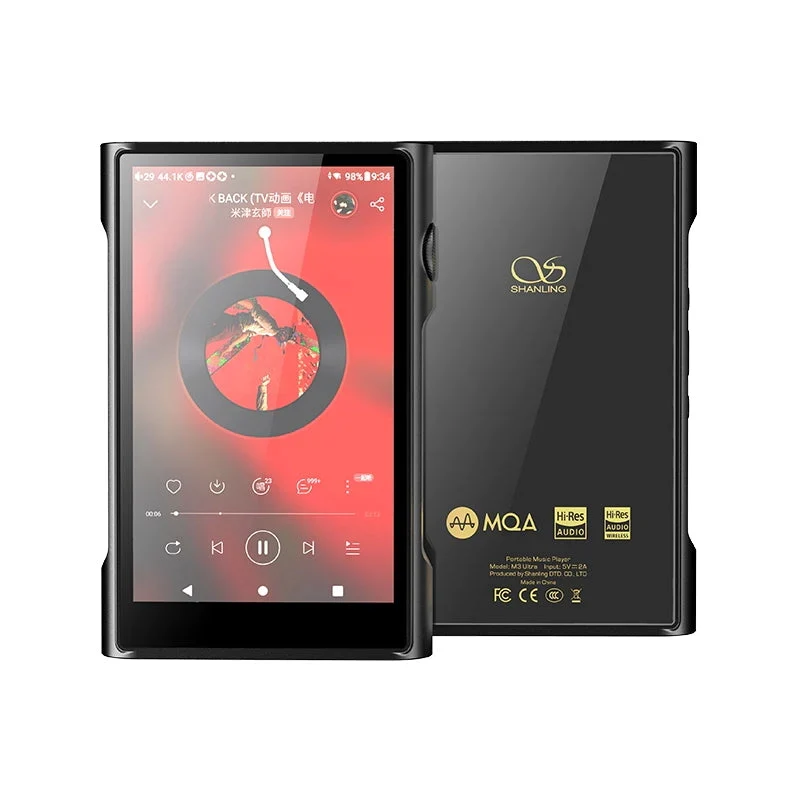 Shanling M3Ultra - Baladeur Haute-Résolution 2X DAC, Batterie 20h (Démo + étui de cuir gratuit)