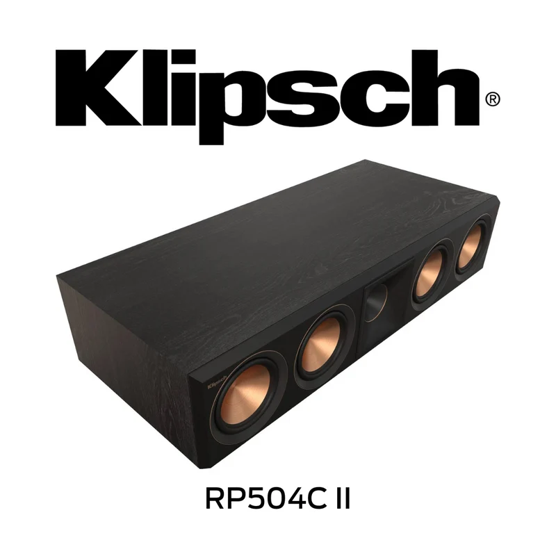 Klipsch RP504CII - Enceinte de canal central Série Référence Première 4 x 5.25'' + Tractrix 1''