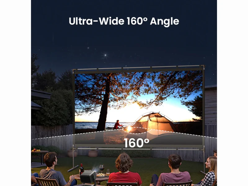 JMGO Écran portable pour projecteur 100″