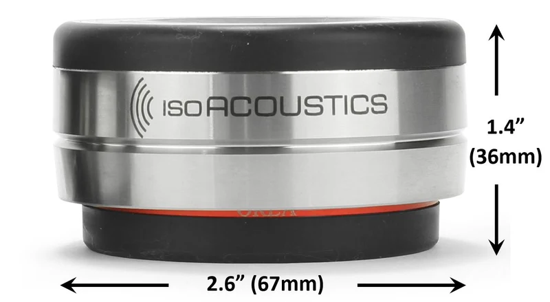 IsoAcoustics OREA BORDEAUX (unité) - Isolateurs pour composants 32lb