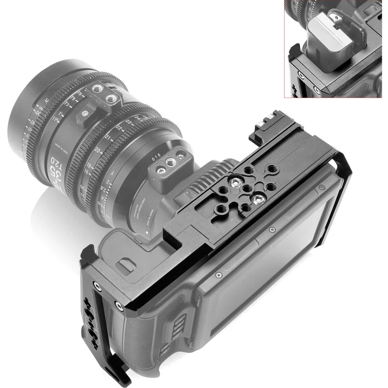 SHAPE Cage with ARRI Locating Top Handle Kit for Blackmagic Cinema Camera 6K, 6K Pro & 6K G2