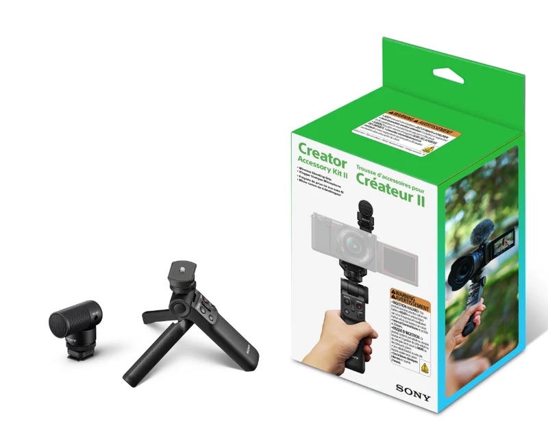 Sony Creator Accessory Kit II (Wireless Shooting Grip + Vlogger Shotgun Microphone)
