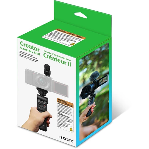 Sony Creator Accessory Kit II (Wireless Shooting Grip + Vlogger Shotgun Microphone)