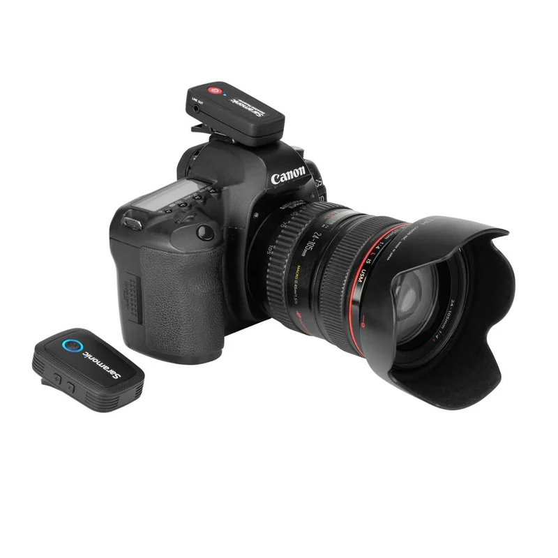 Saramonic Blink 500 Digital Camera-Mount Wireless Omni Lavalier Microphone System (2.4 GHz) Black 1 Transmitter + 1 Lav mic Lightning - Open Box