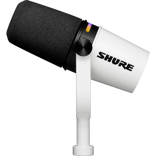 Shure XLR/USB Speech Microphone - White