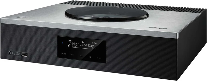 Technics SAC600S - Système tout-en-un 60 W/C, Lecteur CD et Réseau, Radio DAG, DAC 32 Bits