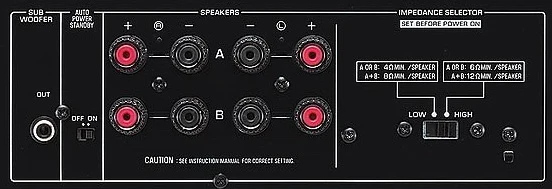 Yamaha AS301 - Amplificateur stéréo 60Watts par canal, entrée phono, HP A+B