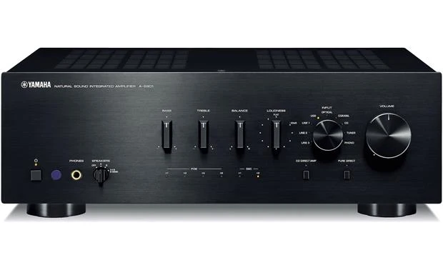 Yamaha AS801 - Amplificateur stéréo intégré 100Watts par canal, DAC, entrée phono, HP A/B