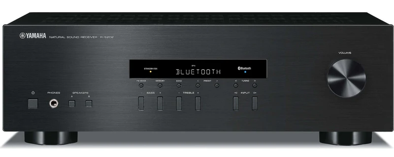 Yamaha RS202 - Récepteur stéréo 100W/canal, Radio AM/FM, Bluetooth