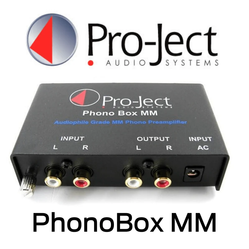 Pro-Ject Phono Box MM - Préamplificateur phono idéal pour tous les système audio haute fidélité!