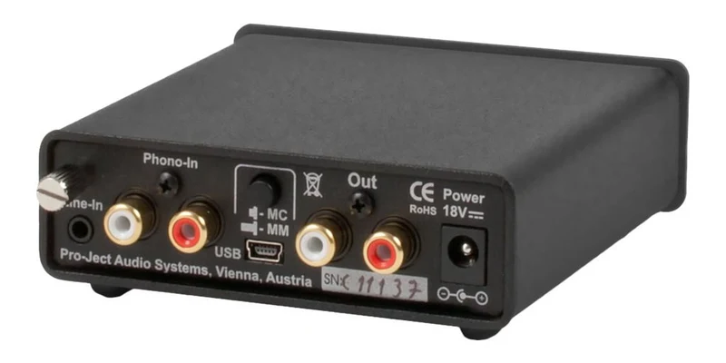 Pro-Ject Phono Box - Préamplificateur phono système haute fidélité